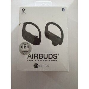 Bluetooth Wireless Athletic Earbuds Airbuds Sweat Resistant New / Sealed